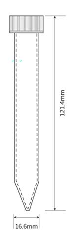 15 ml Conical Centrifuge Tube, Sterile (Case of 1000)