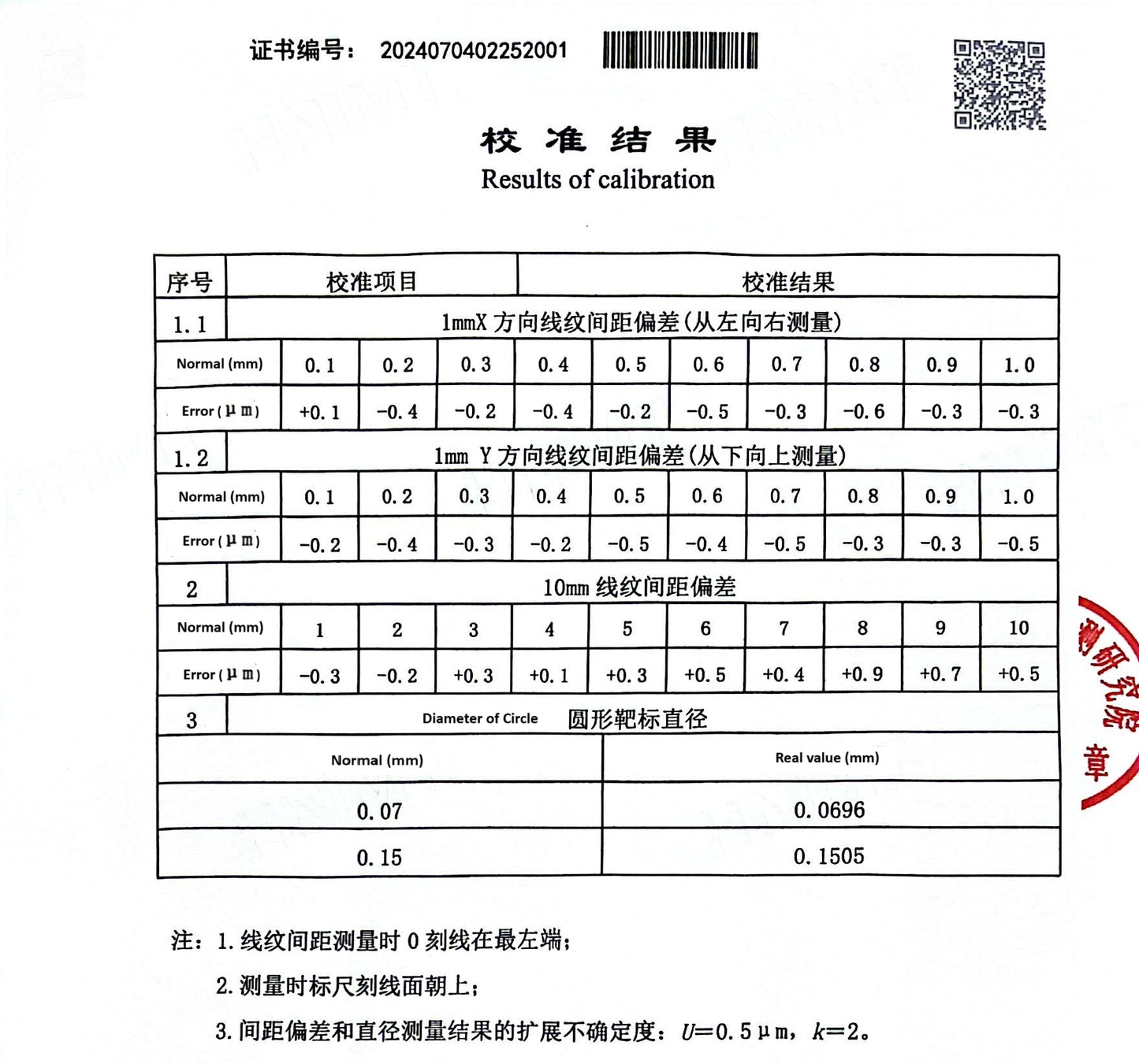 Microscope Stage Micrometer Calibration Slide (TCM-H) with 4-Scales and 0.01mm Line Resolution