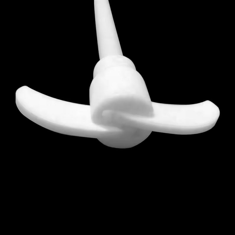PTFE Stirring Rod, Stirring Shaft for Overhead Stirrer Mixer with Foldable Blades (300mm)