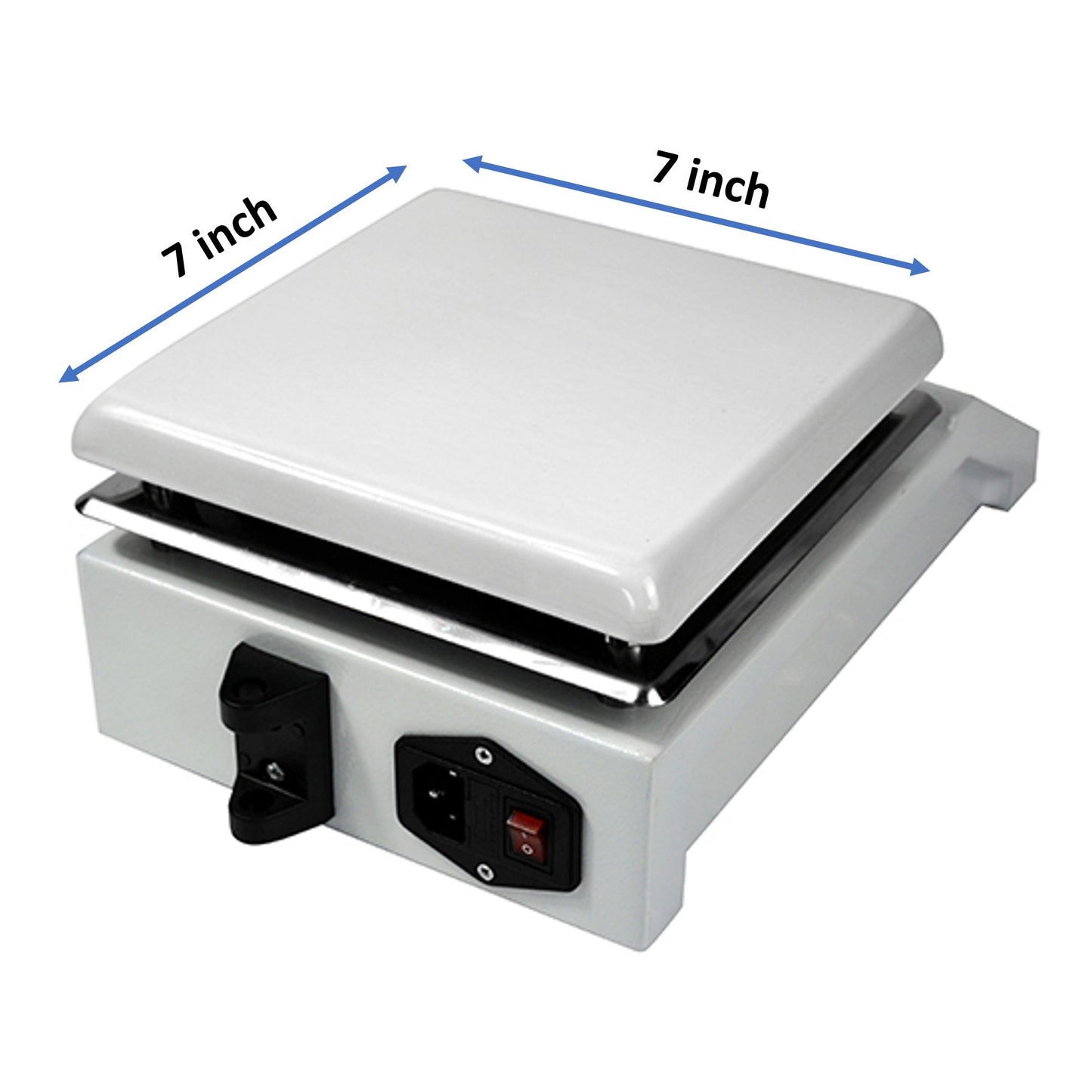 Analog Magnetic Stirrer Hot Plate with Large Ceramic Panel (7"x7"), 5L Capacity