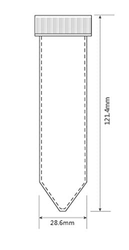 50 ml Conical Centrifuge Tube, Sterile (Case of 500)