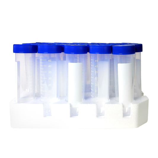 50 ml Conical Centrifuge Tube, Sterile, Rack Packed (Case of 500)