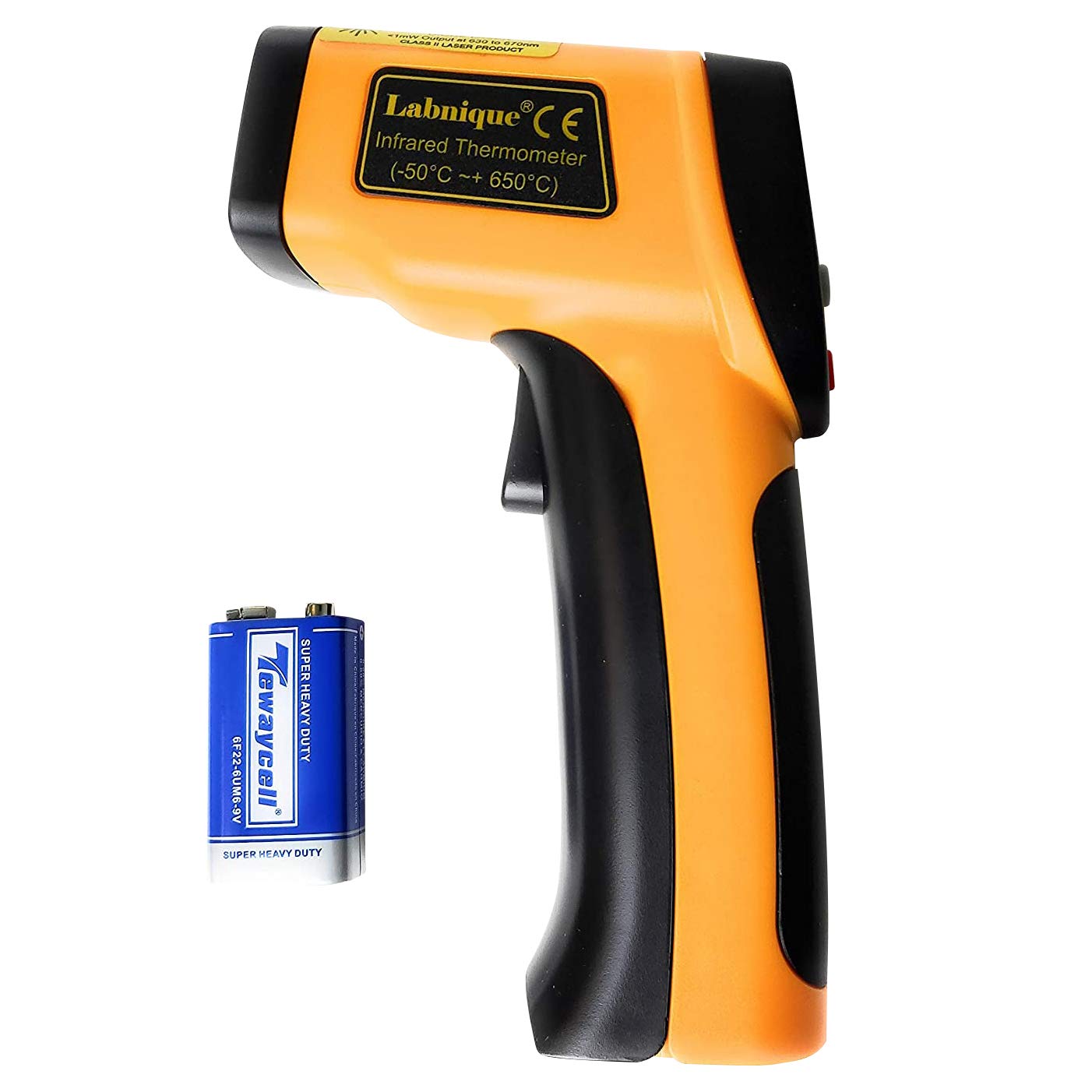 Industrial Infrared Thermometer, Laser IR Thermometer, -58℉~ 1202℉ (-50℃ ~ 650℃)