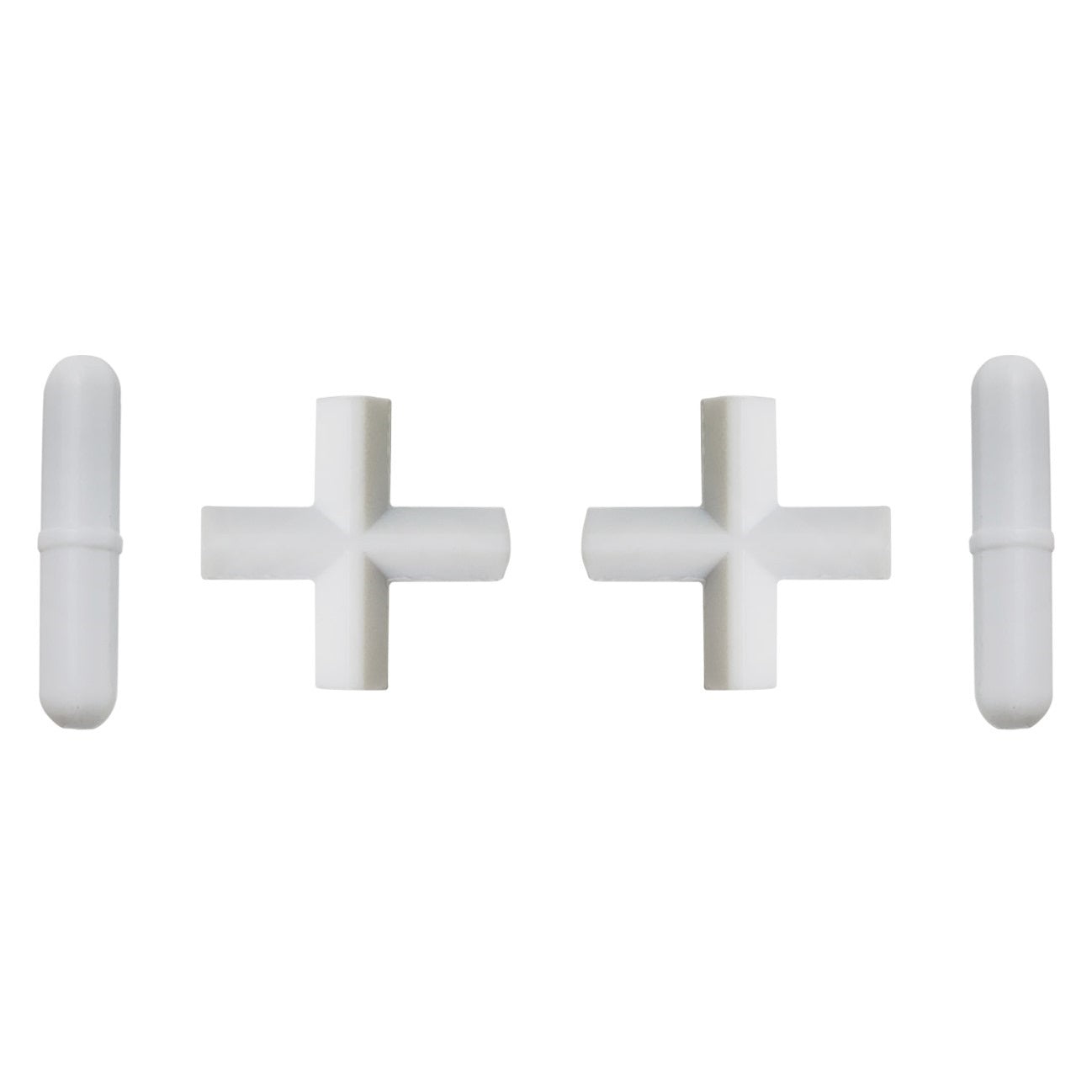 PTFE Stir Bars for Magnetic Stirrer Mixer (Pack of 4, 2 of Cross Type, 2 of Straight Type)