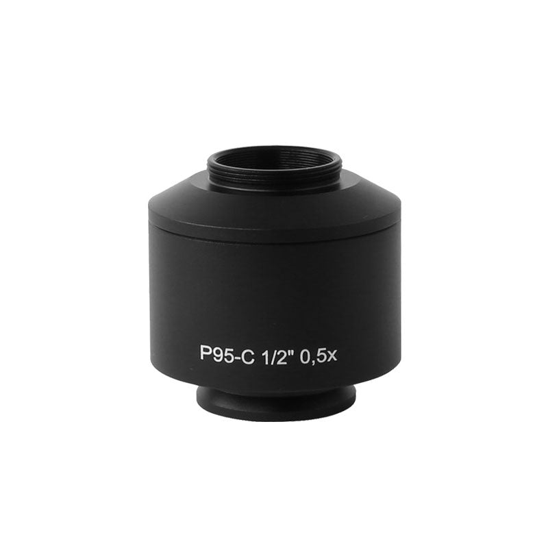 C-Mount Camera Adapter for Zeiss Microscope with ISO 30mm Port (0.5X)