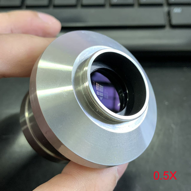 C-Mount Camera Adapter for Nikon Microscope with ISO 38mm Port (0.5X)