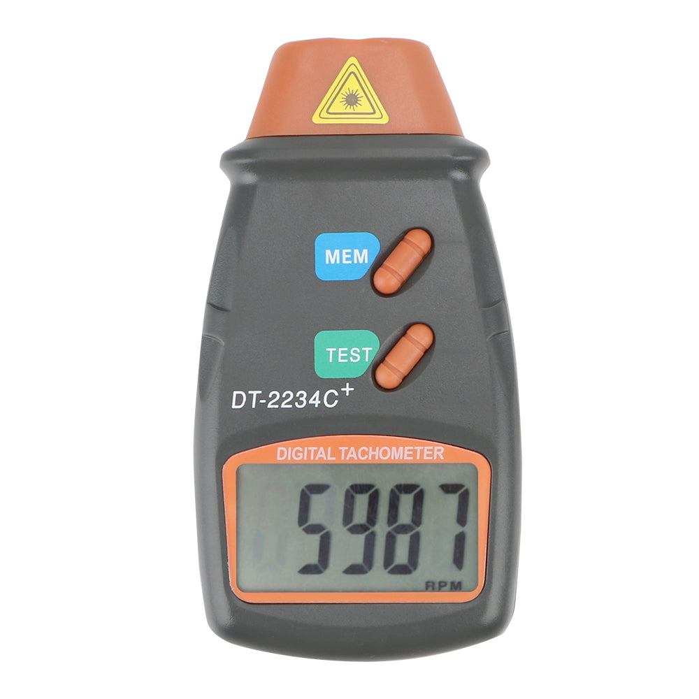 Digital Laser Non-Contact Tachometer RPM Range Photoelectric Speed Met ...