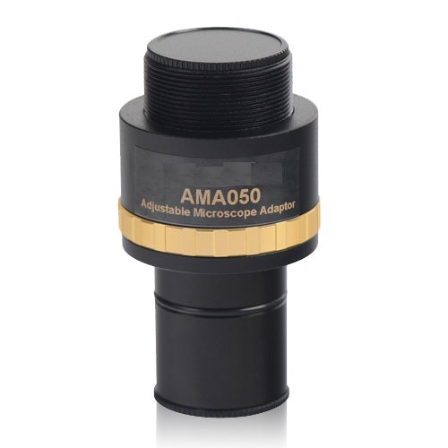 Adjustable Microscope Eyepiece to C-mount Camera Adapter, 0.5X