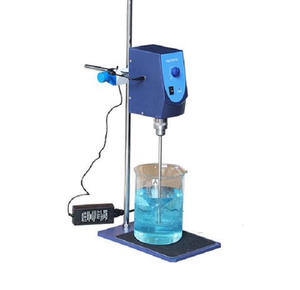 Analog Overhead Stirrer with Stirring Rod and Stand, 20L Capacity