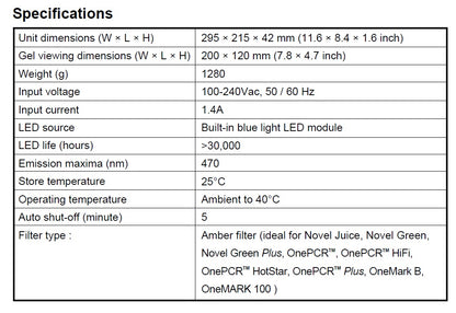 BLooK Blue Light LED Transilluminator