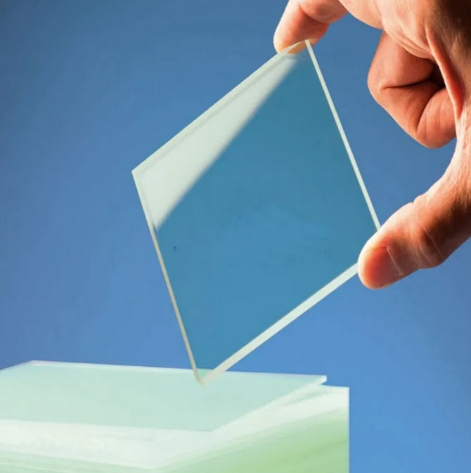 ITO-Coated Conductive Glass Slides, Indium Tin Oxide Glass Substrate, Resistance 7-10 ohm/sq, 10 pcs