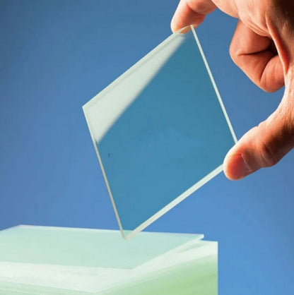 ITO-Coated Conductive Glass Slides, Indium Tin Oxide Glass Substrate, Resistance 7-10 ohm/sq, 10 pcs