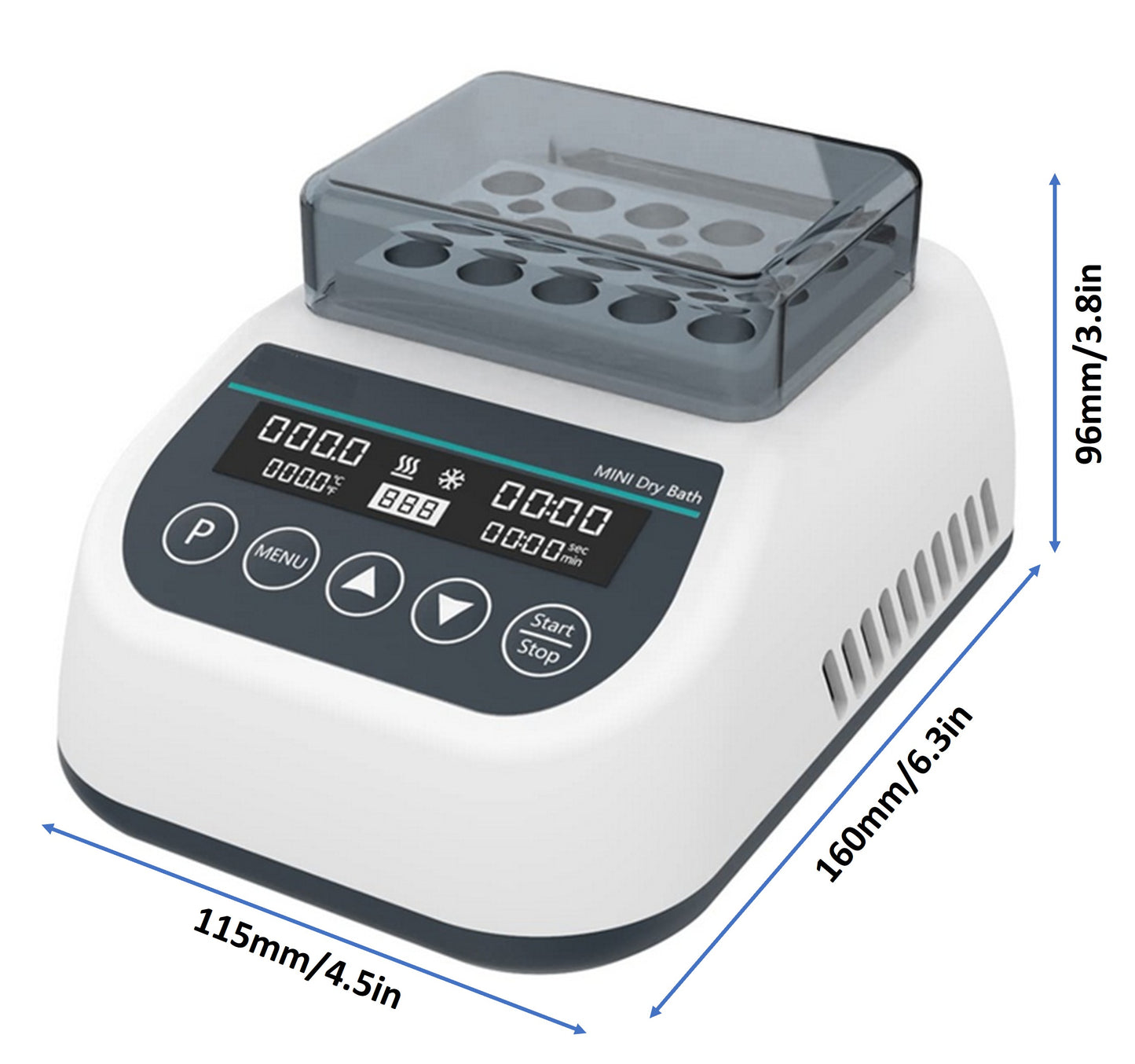 Mini Lab Dry Bath Incubator with 1.5ml x 15 Heating Block