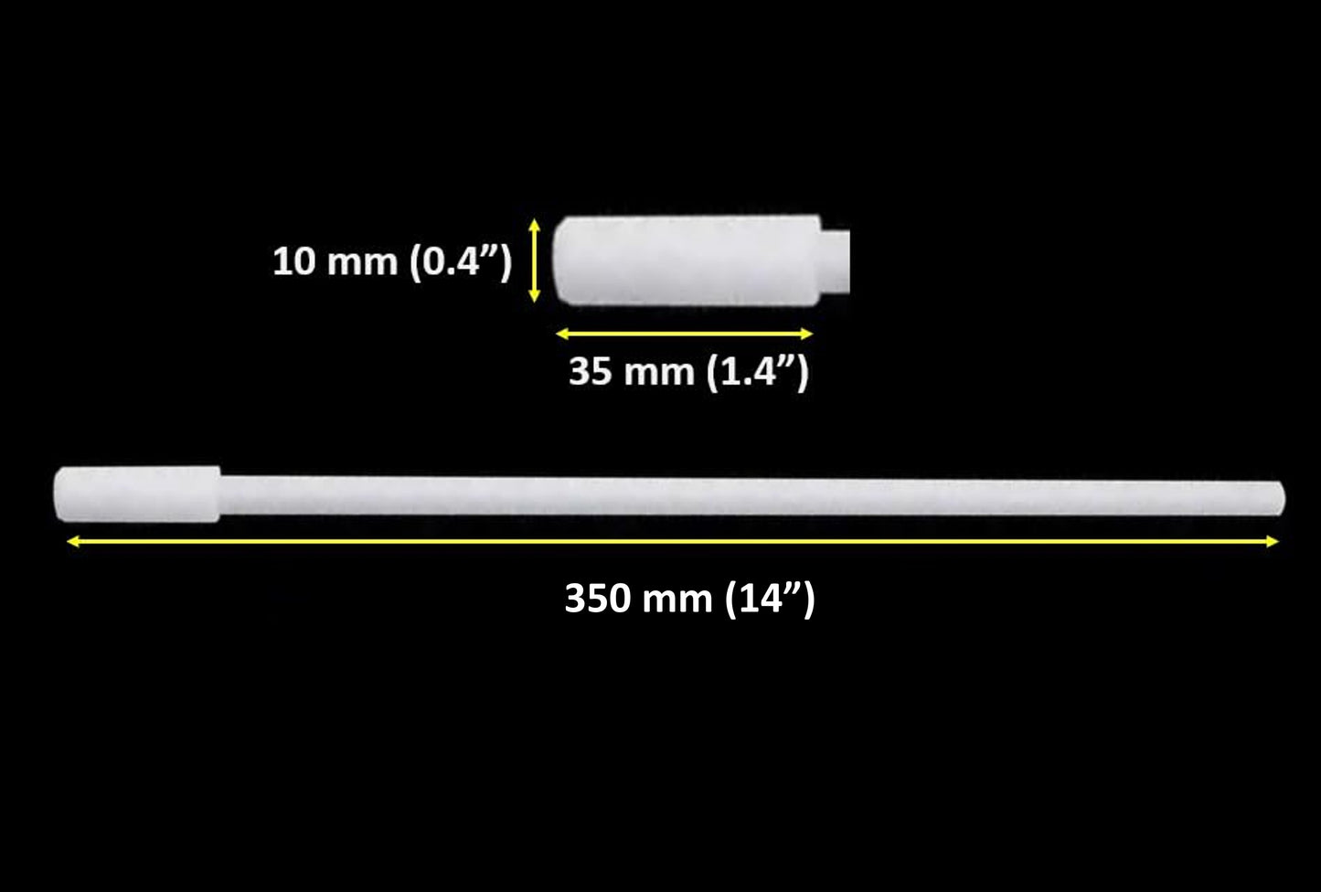 14 inch Long PTFE Magnetic Stir Bar Retriever (350 mm)