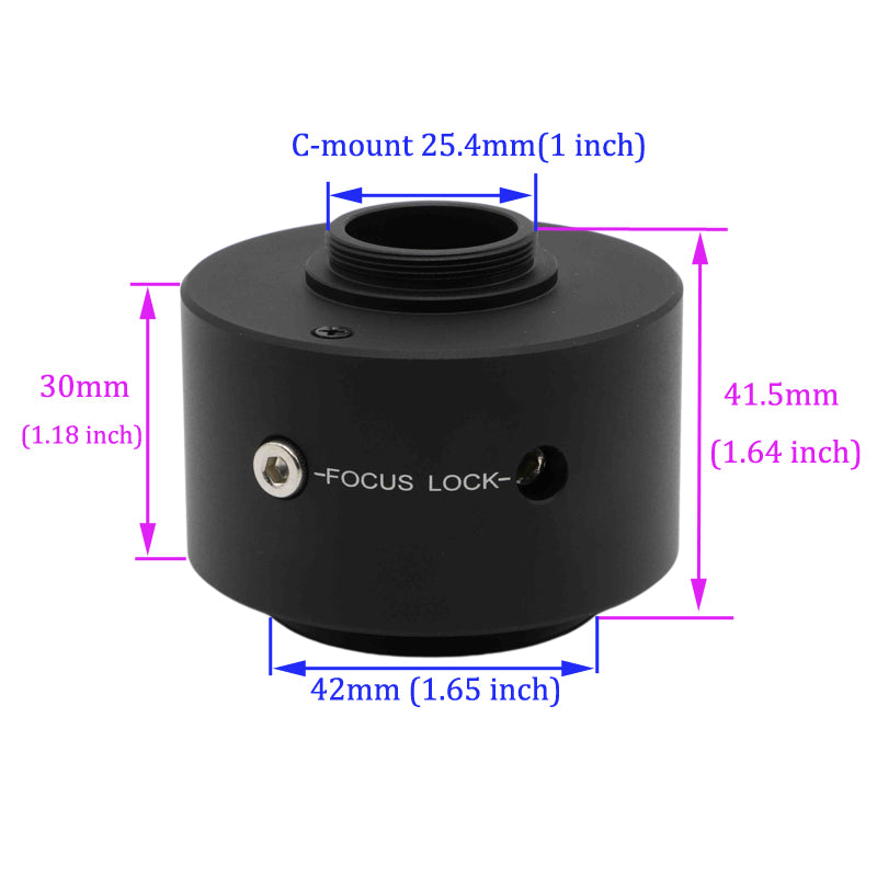 C-Mount Camera Adapters for Olympus Microscope (0.5X)