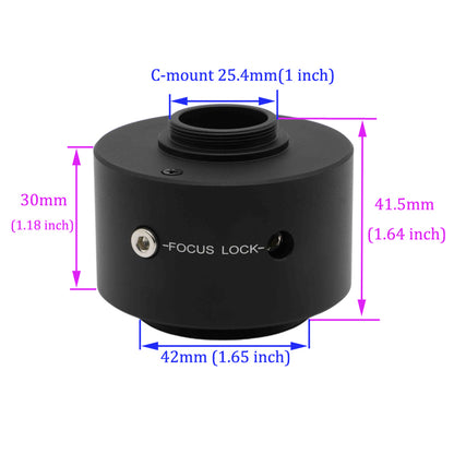 C-Mount Camera Adapters for Olympus Microscope (0.5X)
