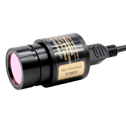 5MP USB 2.0 Eyepiece Camera, Digital Microscope Camera with Ring Adapters and Calibration Slide