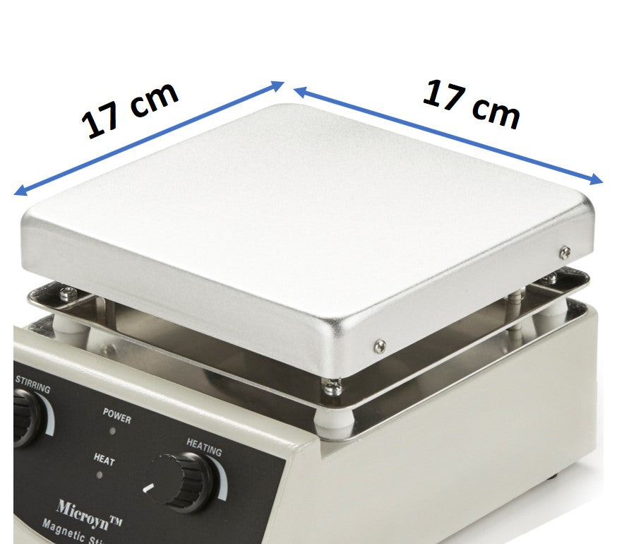 Analog Magnetic Stirrer Hot Plate, 17cm x 17cm
