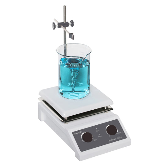 Analog Magnetic Stirrer Hot Plate with Large Ceramic Panel (7"x7"), 5L Capacity