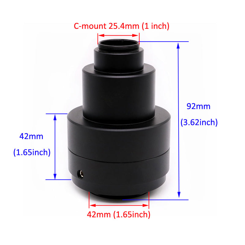 C-Mount Camera Adapters for Olympus Microscope (1.0X)