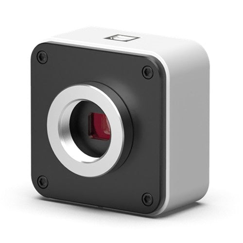 Labnique 5MP CMOS microscope camera with graphics acceleration for high-speed 22FPS digital imaging.