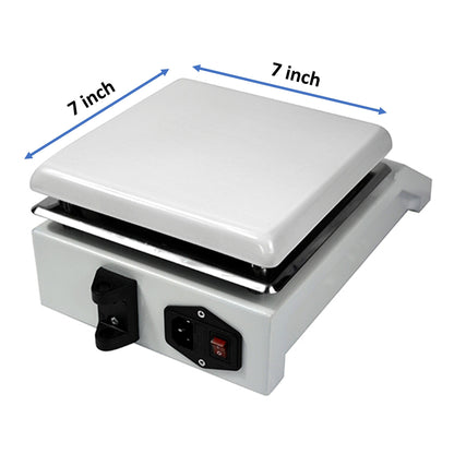 Analog Magnetic Stirrer Hot Plate with Large Ceramic Panel (7"x7"), 5L Capacity