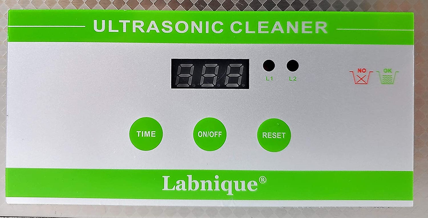 0.8L Digital Ultrasonic Cleaner with Timer and Basket, 110V