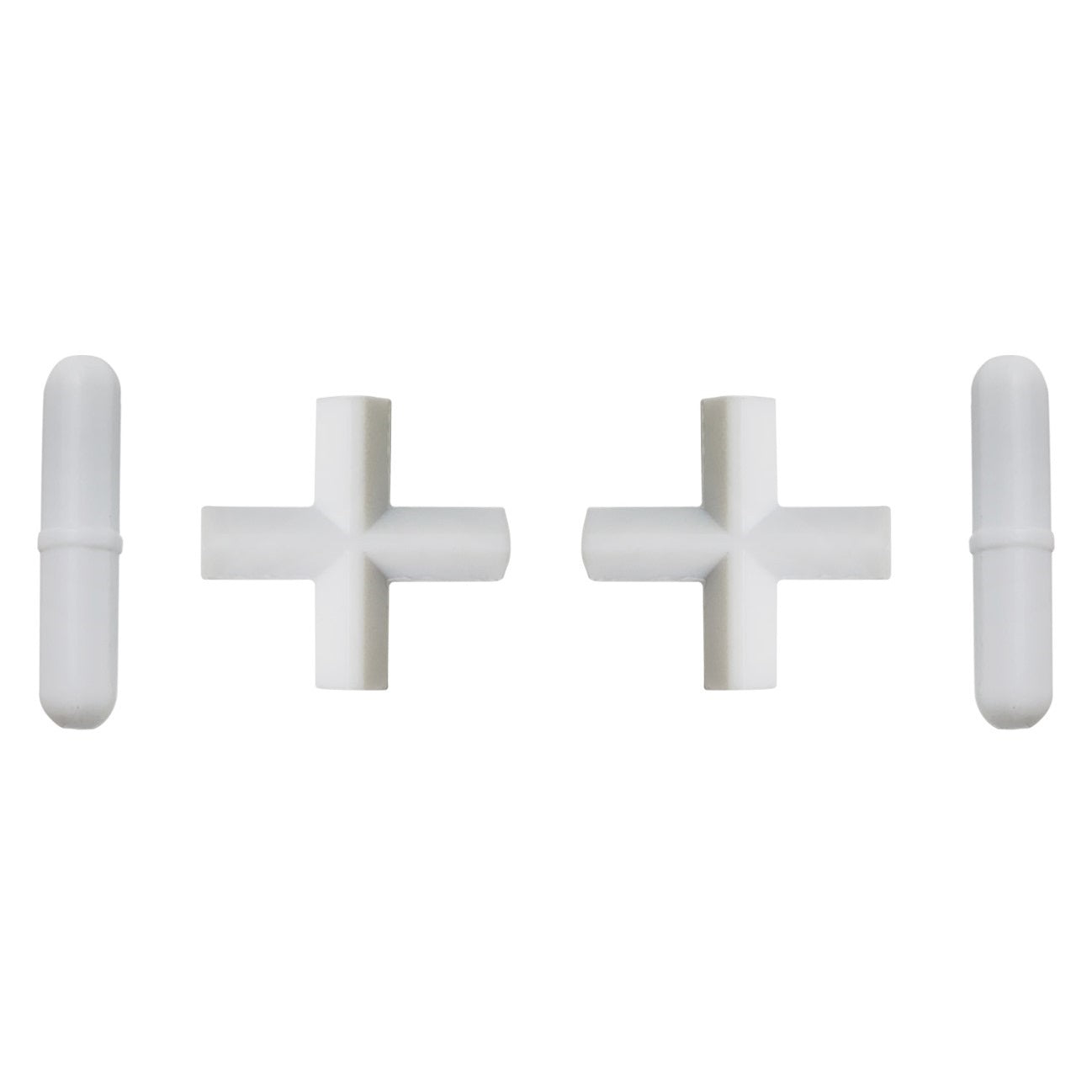 PTFE Stir Bars for Magnetic Stirrer Mixer (Pack of 4, 2 of Cross Type, 2 of Straight Type)